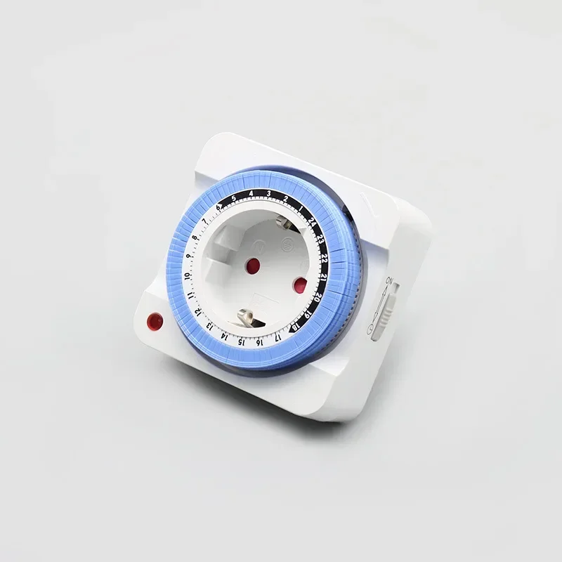 

24 Hours Cycle Automatic Power Off Timer Timing Switch Suitable for Household Appliances 16A Mechanical Timing Switch Socket