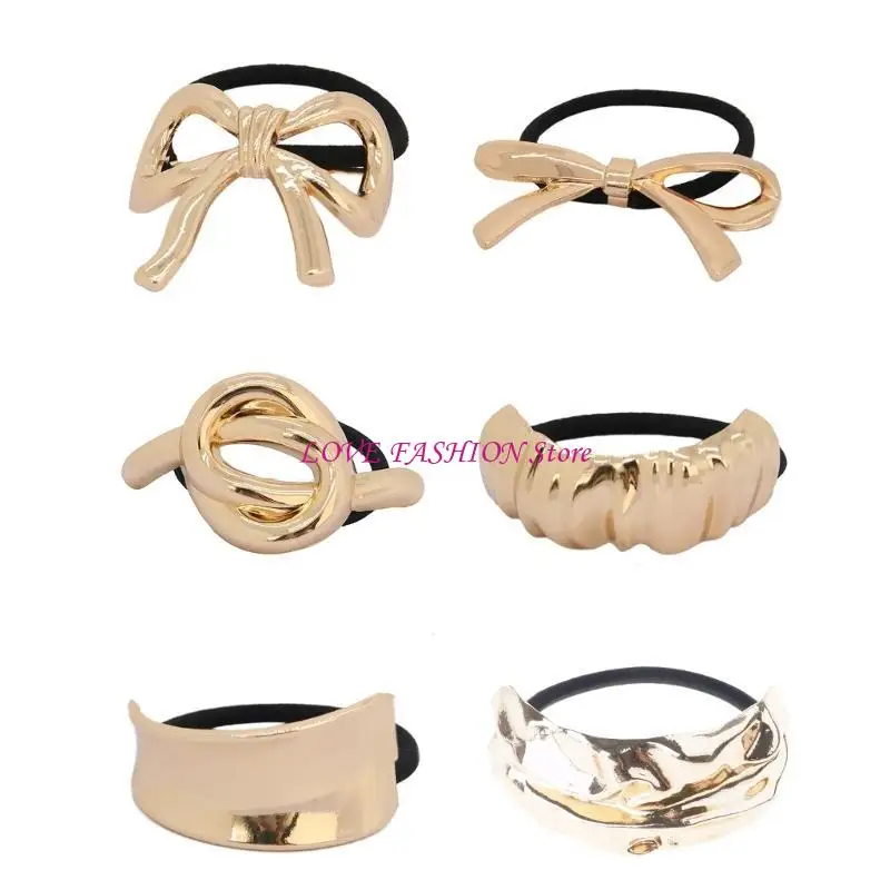 Tóc kim loại Còng tóc đuôi ngựa cho phụ nữ và trẻ gái phụ kiện tóc thời trang y166