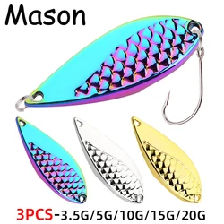 3PCS Metal Vib Blade Lure Set 3.5g 5g 7g 15g 20g Sinking Vibration Baits Vibe for Bass Pike Fishing Blue Silver Gold Pesca Lures