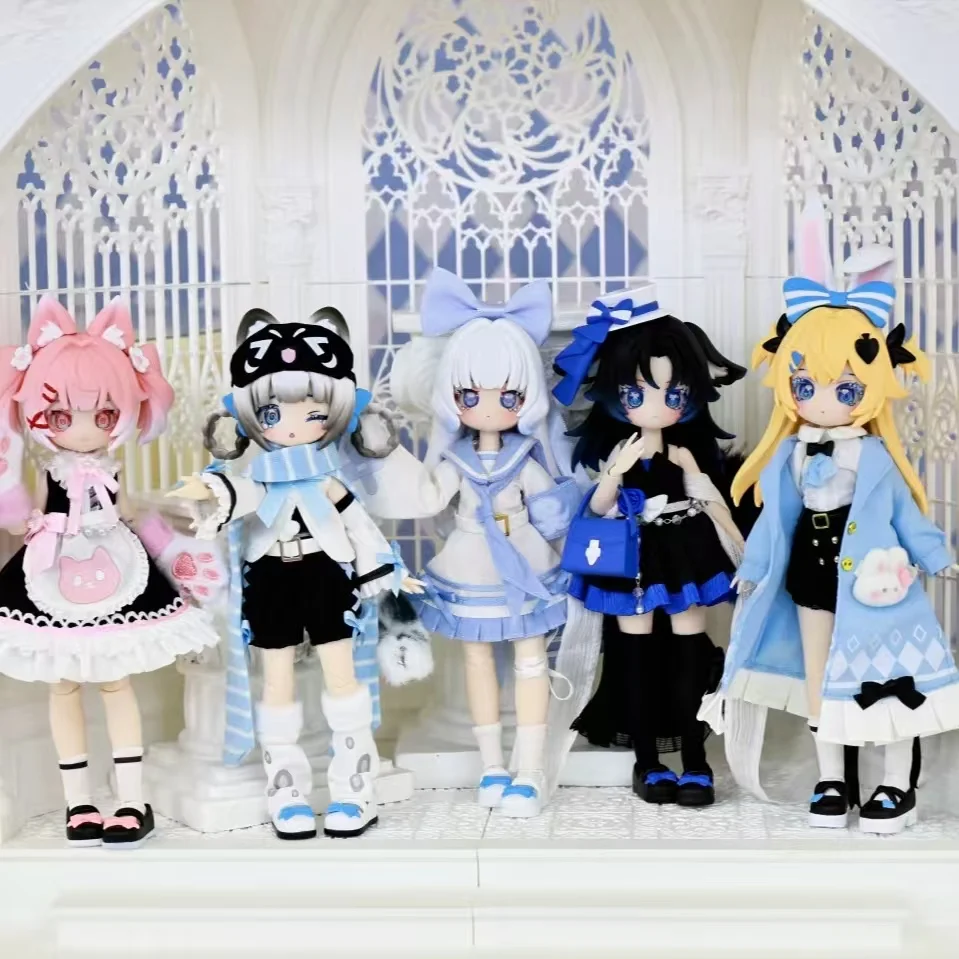 

Новая подвижная кукла, оригинальная 1/12, электронная кукла Bjd для домашних животных, реконструкция зрения, слепая коробка, модные игровые нарядные фигурки, подарки