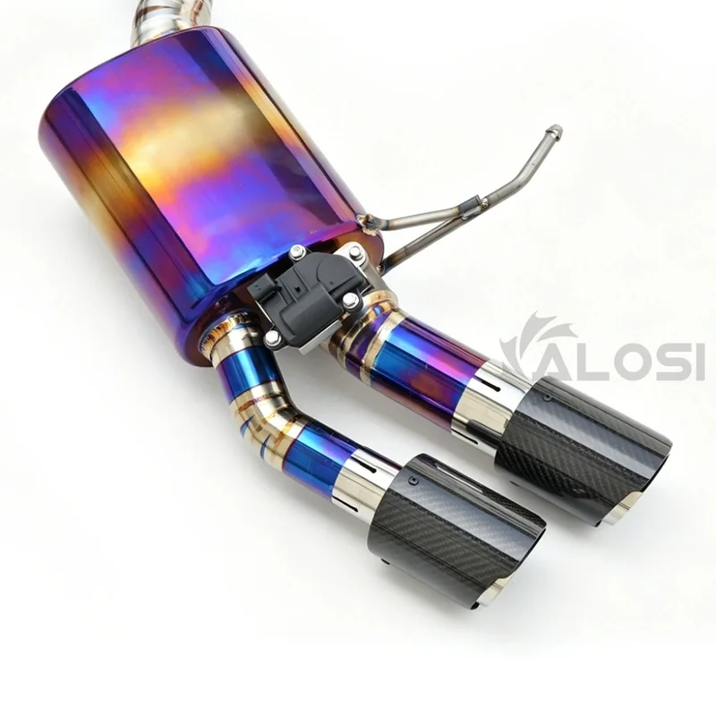For Audi Q5 B8 3.0T 2008-2018 Sonicdiy Titanium Alloy Valved Exhaust Lightweight High Performance System