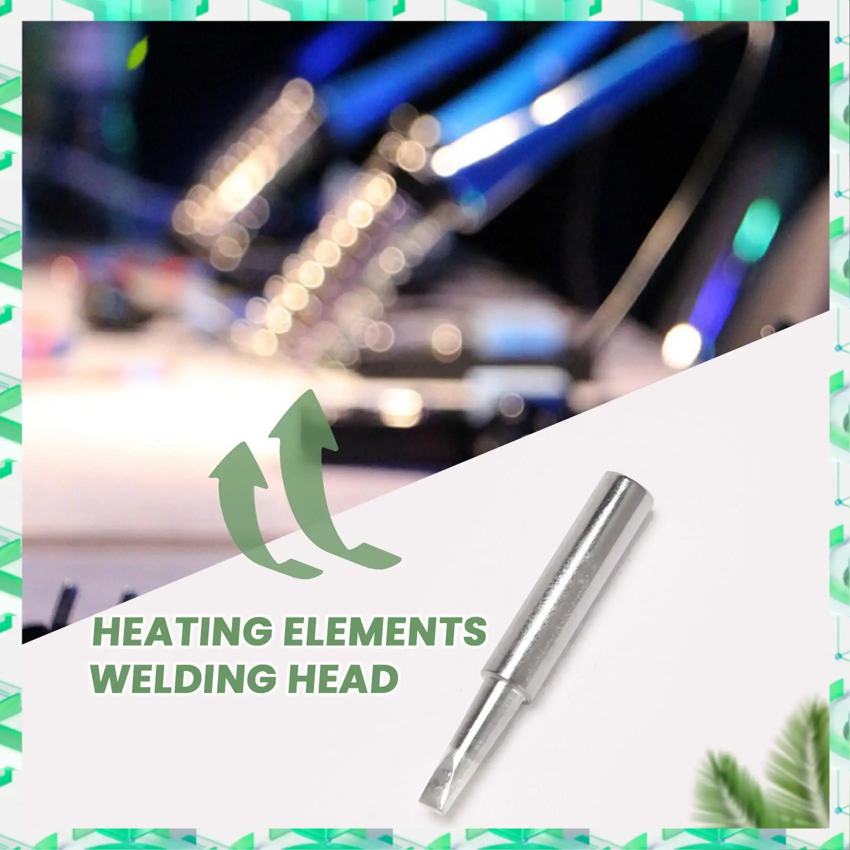 

FIZP 11PC/Lot 900M-T Soldering Iron Tips Welding Tip 900M-T-I/B/K/1.2D/1.6D/2.4D/3.2D/2C/3C/4C Heating Elements Soldering Tips
