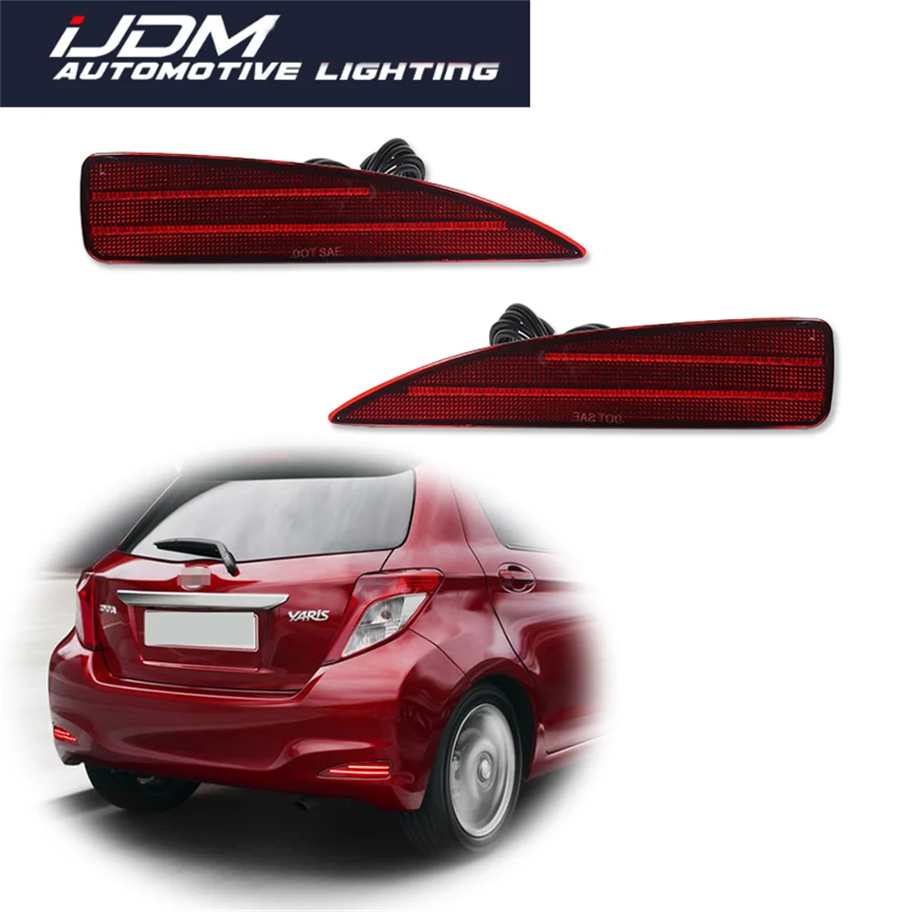 

Фонари заднего бампера для Toyota Yaris 2012-2014