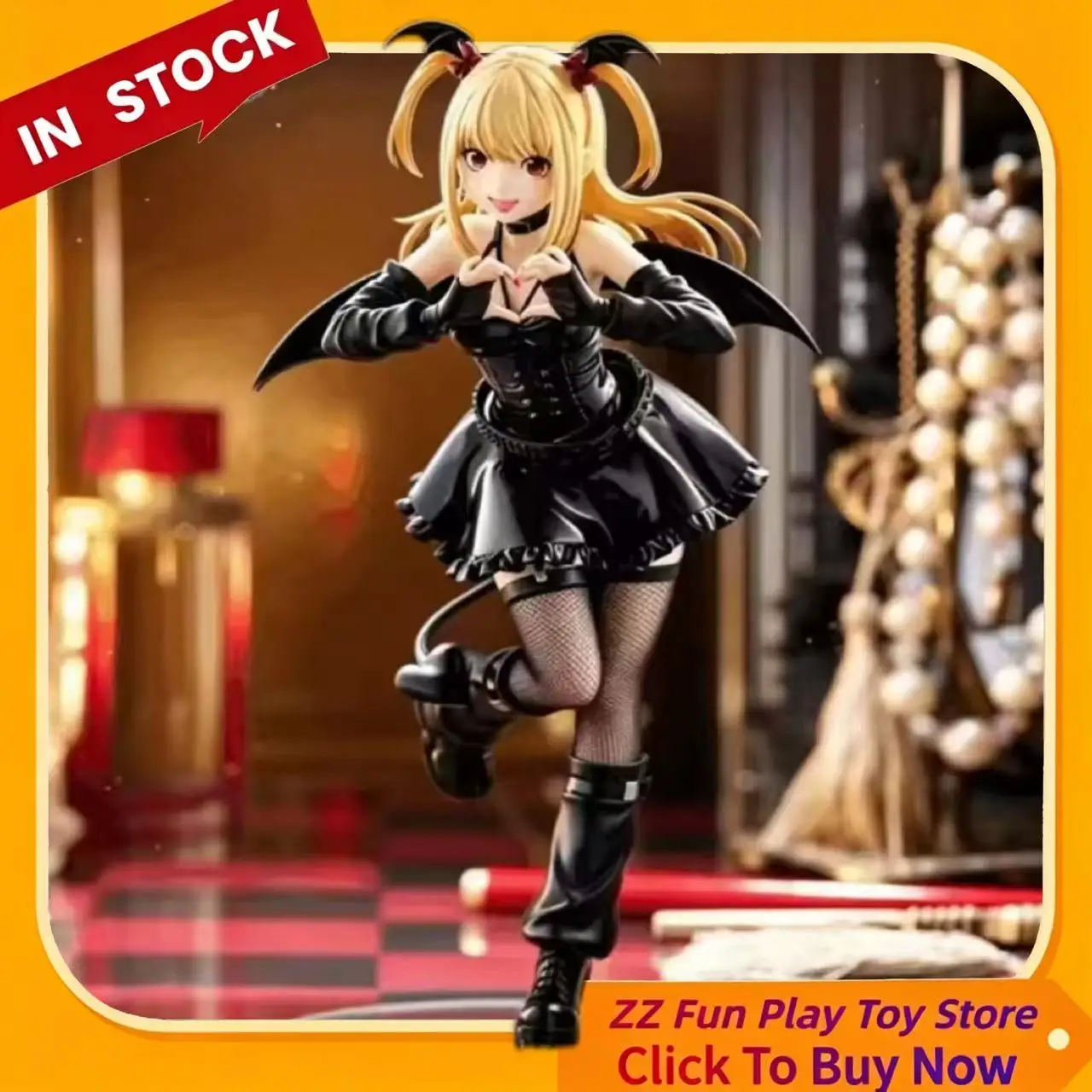 

FuRyu BiCute Dark Death Note Anime Misa Amane Figure Kawaii Action PVC Cartoon Model Collection Model BedRoom Decoration Gifts
