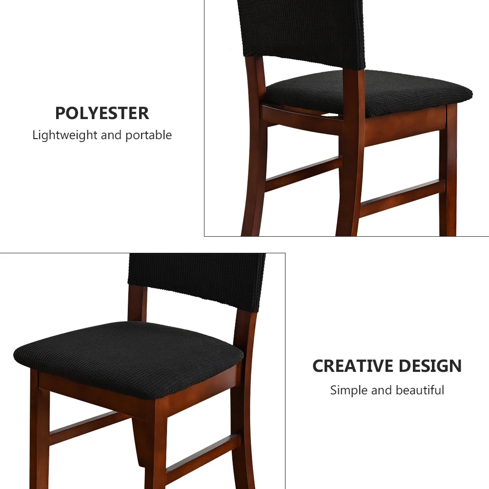 

1Set Cover Elastic Seat Backrest Protector For Home Party Festival Polyester Slipcover Chair Wrap Cover Chair Accessory