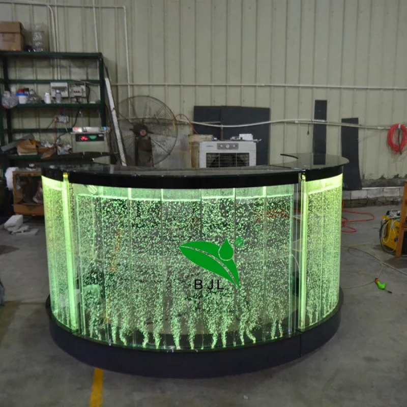 custom，Commercial bar light up furniture 16 led color changing lights bar counter for sale