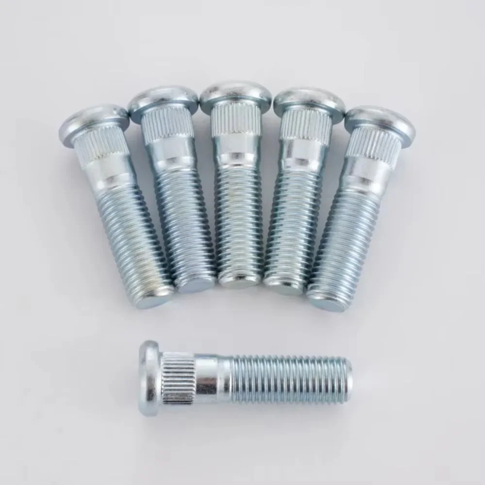 1pc Wheel Hub Spline Bolt Screw Suit for Hyundai Kia Series M12x1.5 | Knurl Diameter 12.8mm | Length 49.5mm | Grade 10.9