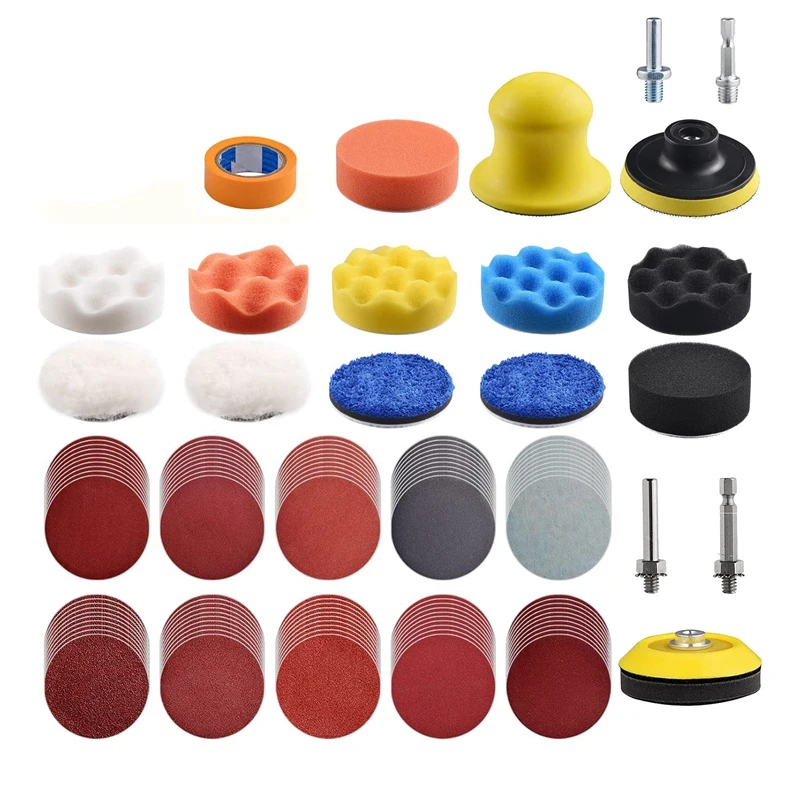 

Hot 1Set 3 Inch Polishing Pads For Drill Bit Grinding Attachments Various Kits With 5/16 Inch And 1/4 Inch Shanks