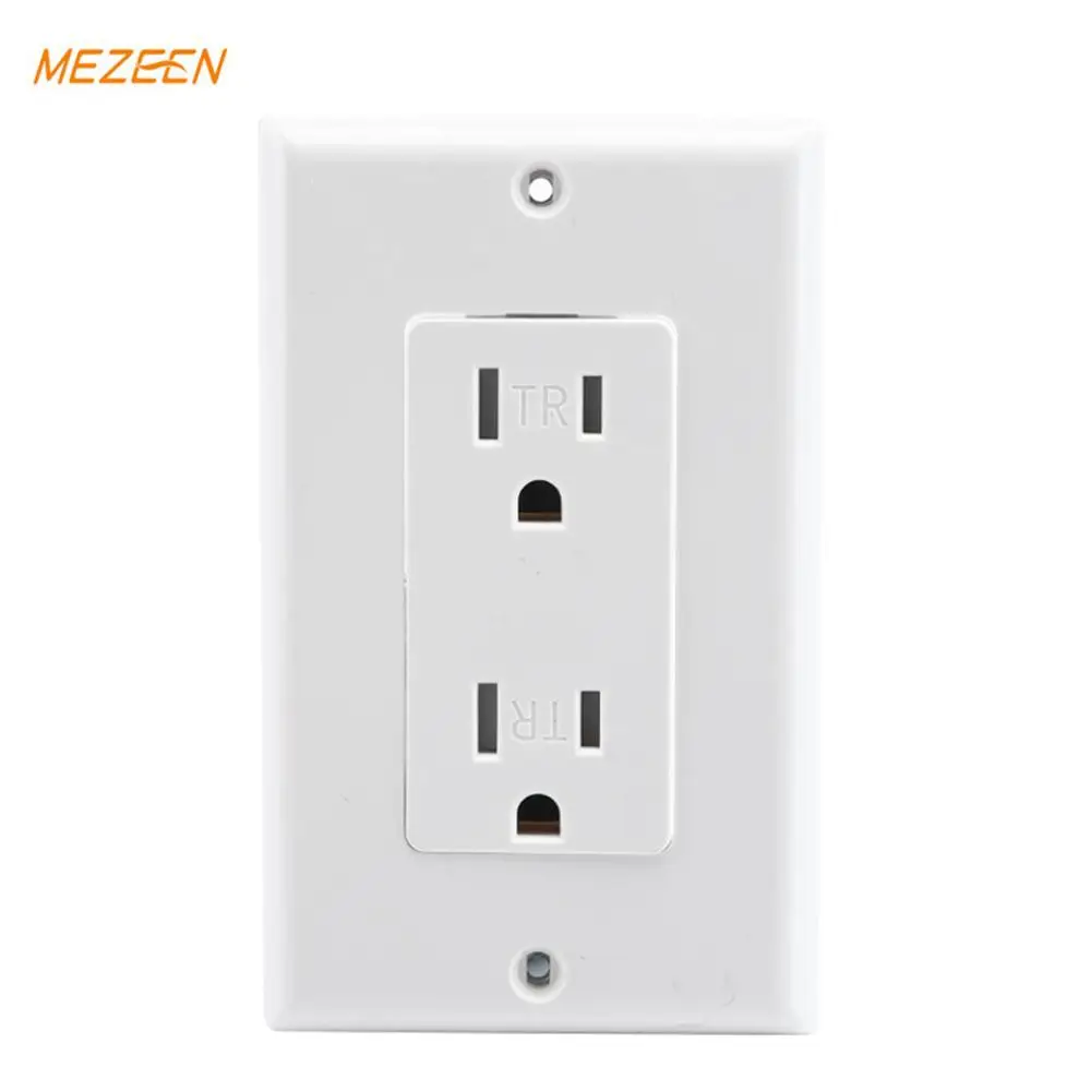 125V North America 15A American Standard power outlet UL certificate rectangle double socket