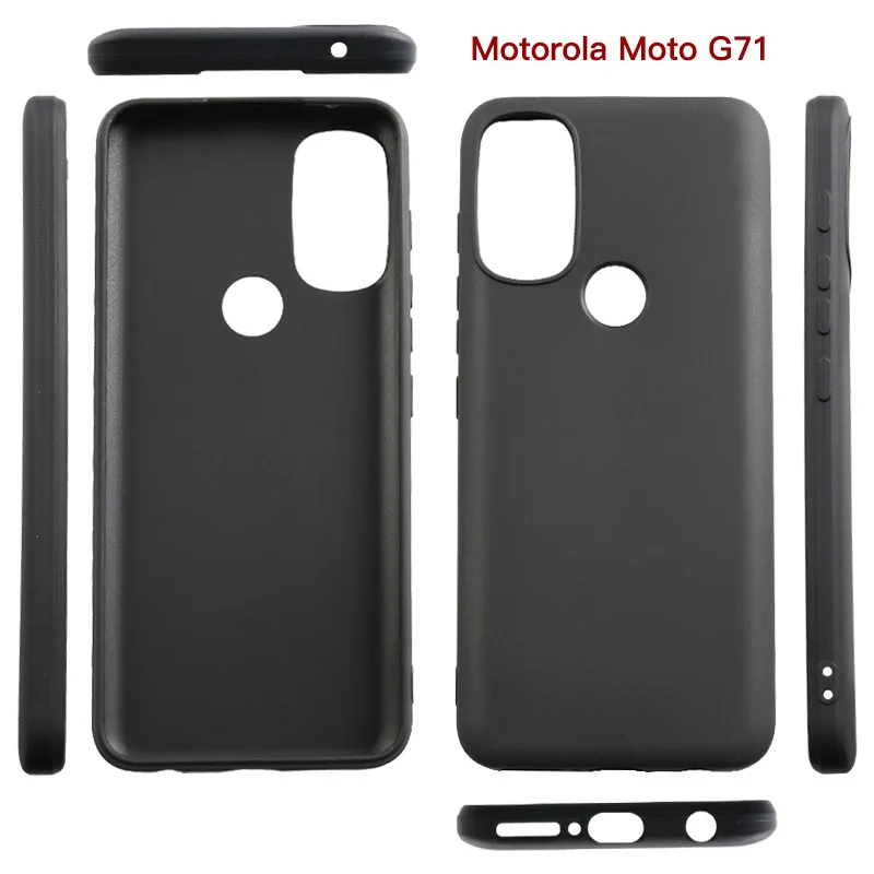 For Motorola Moto G31 Case Matte Slim Soft Silicone Moto G41 Phone Cover For Moto G51 Case Coque Black Motorola G71 Phone Case