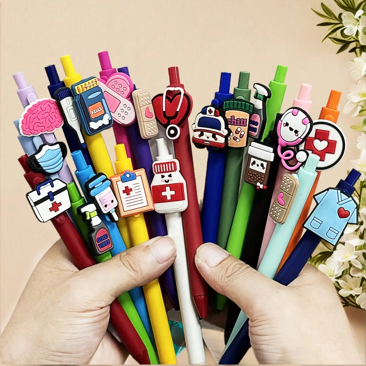 

Creative Nurse Doctor Ballpoint Pens – Black Ink Medical Stationery Gift for Nurses' Day