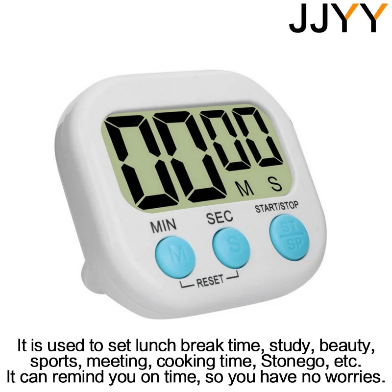 LCD Digital Kitchen Timer Magnetic Cooking Large Count Down Up Clear Loud Alarm Stonego Home Kitchen Accessories image 4