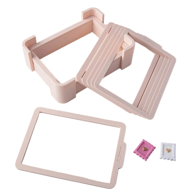 Professional Clay Thickness Guide Set For Soft Clay And Dough Rolling With Multiple Size Spacers M76B