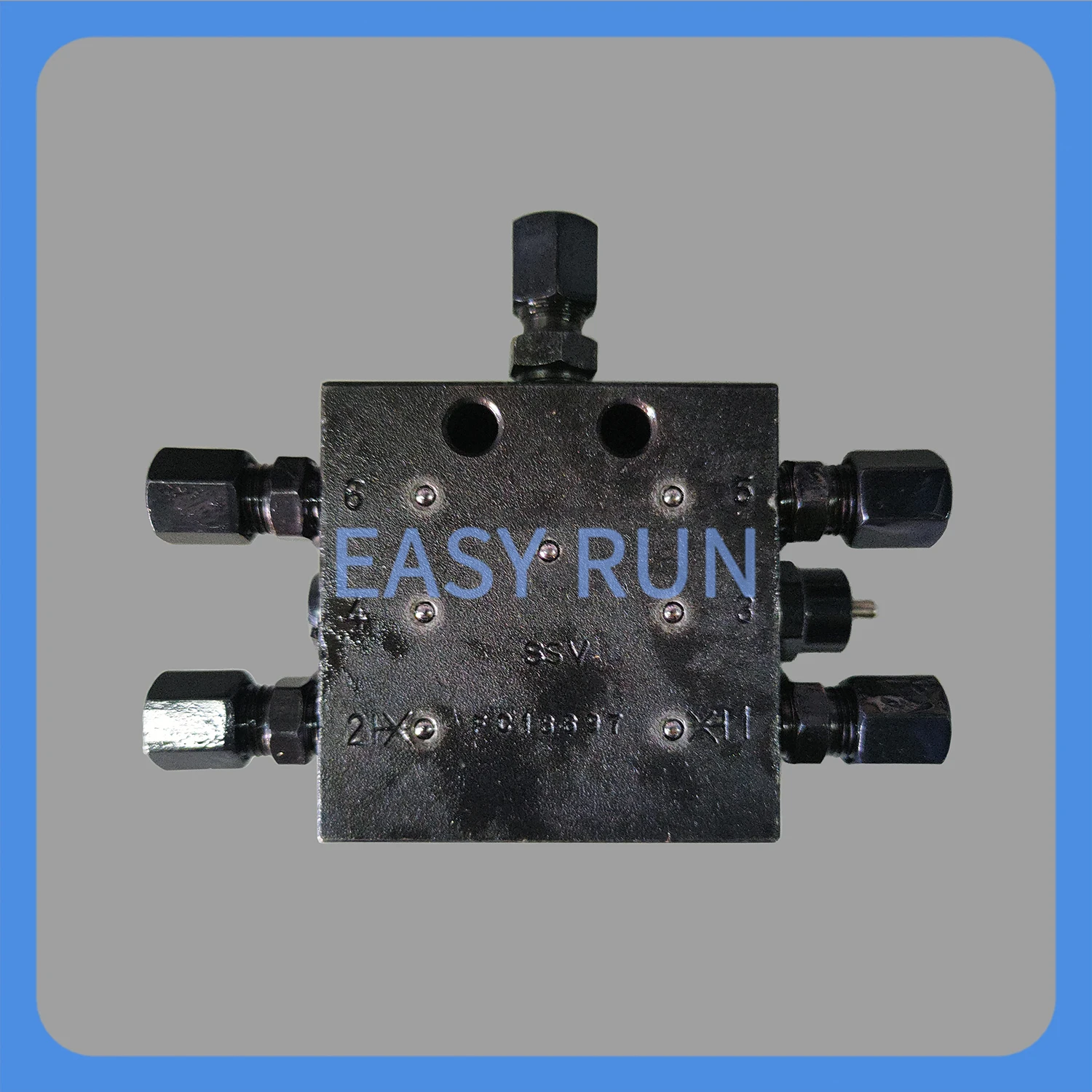 SSV6 Progressive grease distributor quantified continous grease distribution valve SSV6-4way