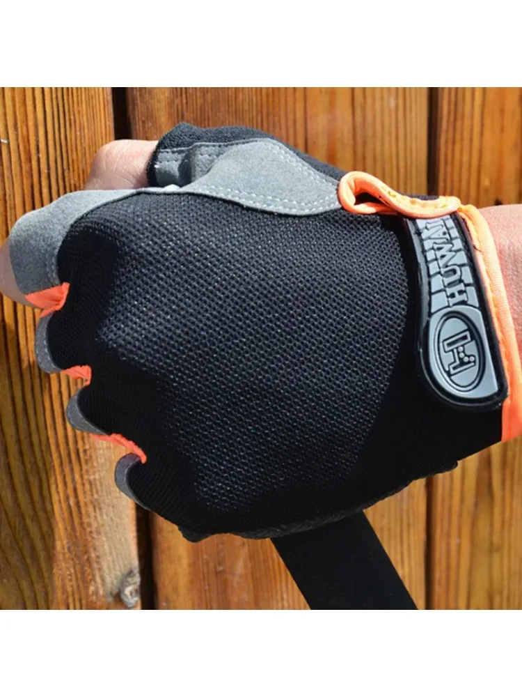 AliExpress NONE Half Finger Outdoor Cycling Anti Slip Anti Sweat Men Women Half Finger Gloves Breathable Anti Shock Sports Gloves