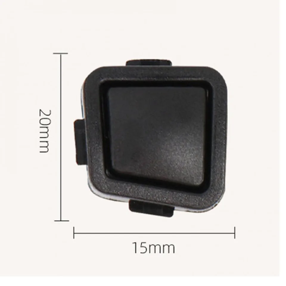 4 Pack Keyless Door Handle Button Cover – Matte Black Silicone For Mercedes W220 C215 R230