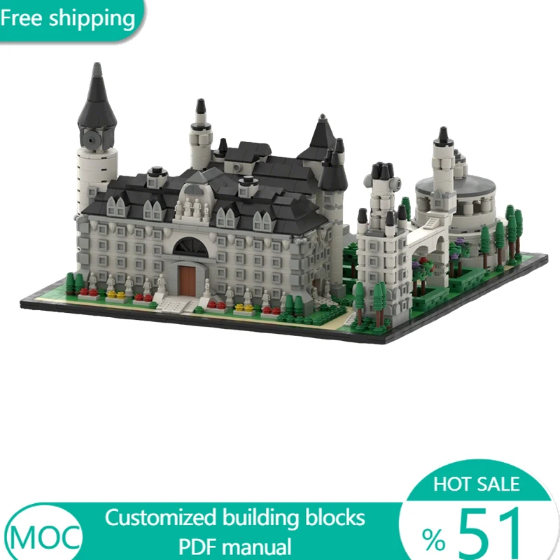 

2445 деталей: Модульный конструктор «Академия магии» по мотивам знаменитого фильма, развивающий набор для творчества, DIY-игрушка для мальчиков, подарок