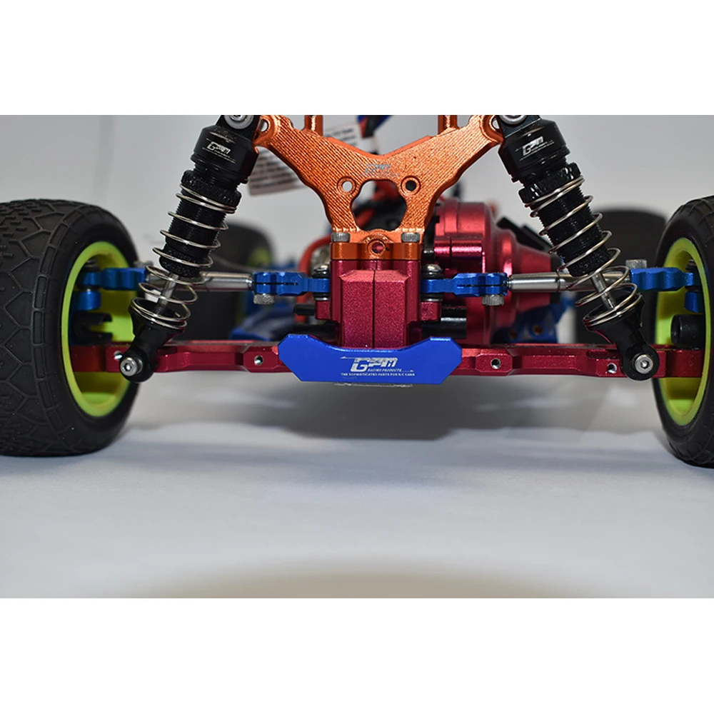 GPM metallo lega di alluminio paraurti posteriore LOS214009 per LOSI 1/18 Mini-T 2.0 2WD stadio camion RTR parti di aggiornamento accessori