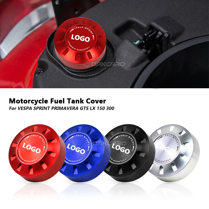 Motorcycle Fuel Tank Cap Gasoline Cover For All VESPA GTS GTV LX Primavera Sprint 125 150 300 Gas Tank Cap Scooter Accessories