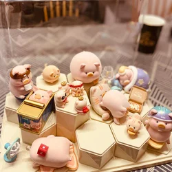 LuLu The Piggy Stay with You Series Blind Box Toy Canned Pig Action Figure Mystery Box Model Ornaments Birthday Surpresa Gifts