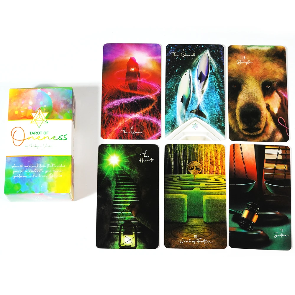 Tarot of Oneness 84-card tarot deck that enables you to connect with your divine guidance and embrace Oneness