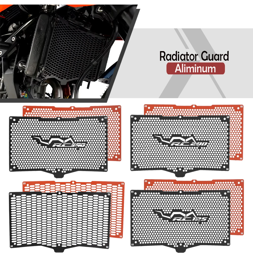 

For KT-M RC125 RC200 RC390 2022 2023 2024 2025 Radiator Grille Guards Cylinder Head Engine Guard Cover Complete Sets RC 125 200