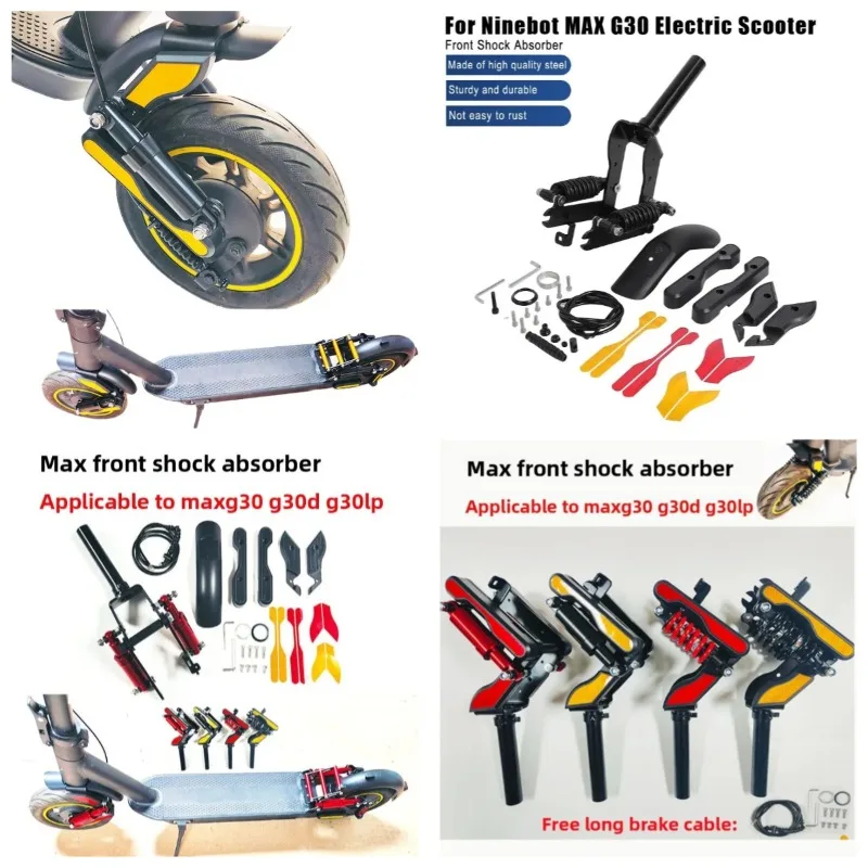 

Hydraulic Front Rear Shock Absorber for Ninebot F20 F30 F40 F2 Plus D18E D40 /G30 G30D G30LP Xiaomi M365 Pro Pro2 1S MI3scooters