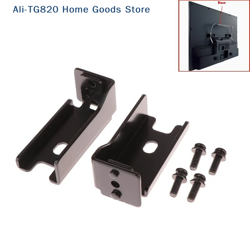 [TG820]1Pair TV Base Stand Bracket Fit For TV Dock Parts KDL-32 42 50 55W 650A 680A 700B 800B 600A