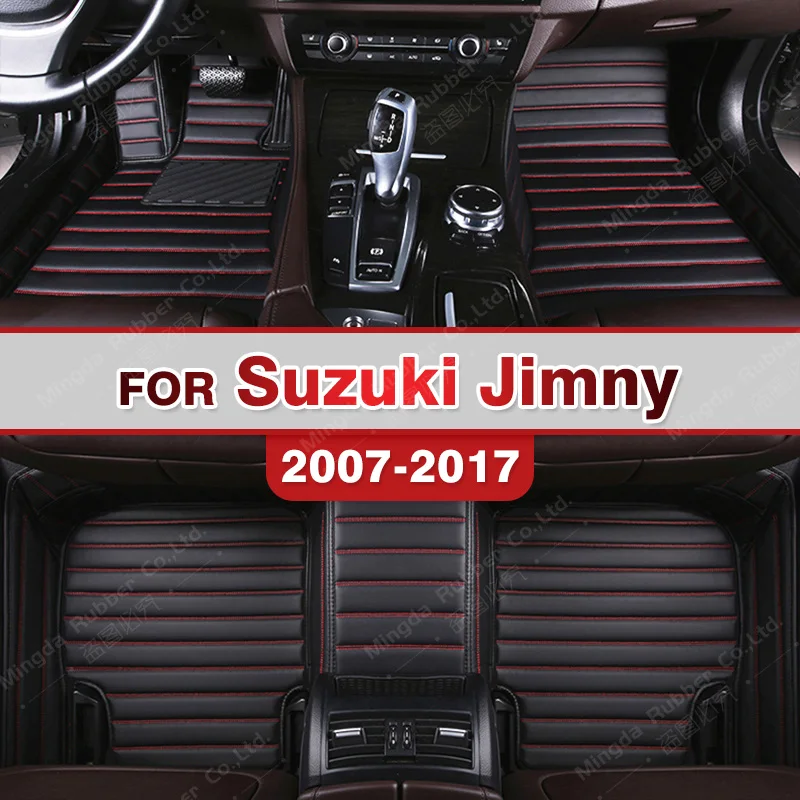 

Автомобильные аксессуары, коврики для Suzuki Jimny 2007-2009 2010 2011 2012 2013 2014 2015 2016 2017, индивидуальные автомобильные накладки на ножки