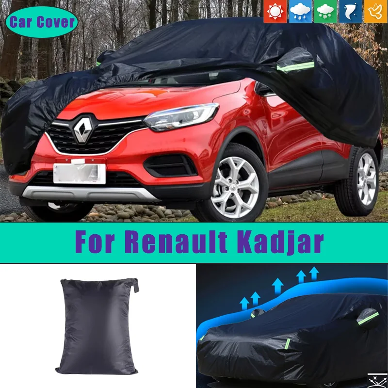

For Renault Kadjar Car Full Outer Covers Outdoor Waterproof Dustproof Sun Rain Snow Protection Exterior Car Accessories