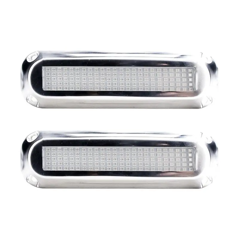 

Подводные светодиодные фонари Ingenious-2PC для транцевого крепления, 120 LED, водонепроницаемые, для скоростных катеров, навигационное освещение, аксессуары для лодок и яхт