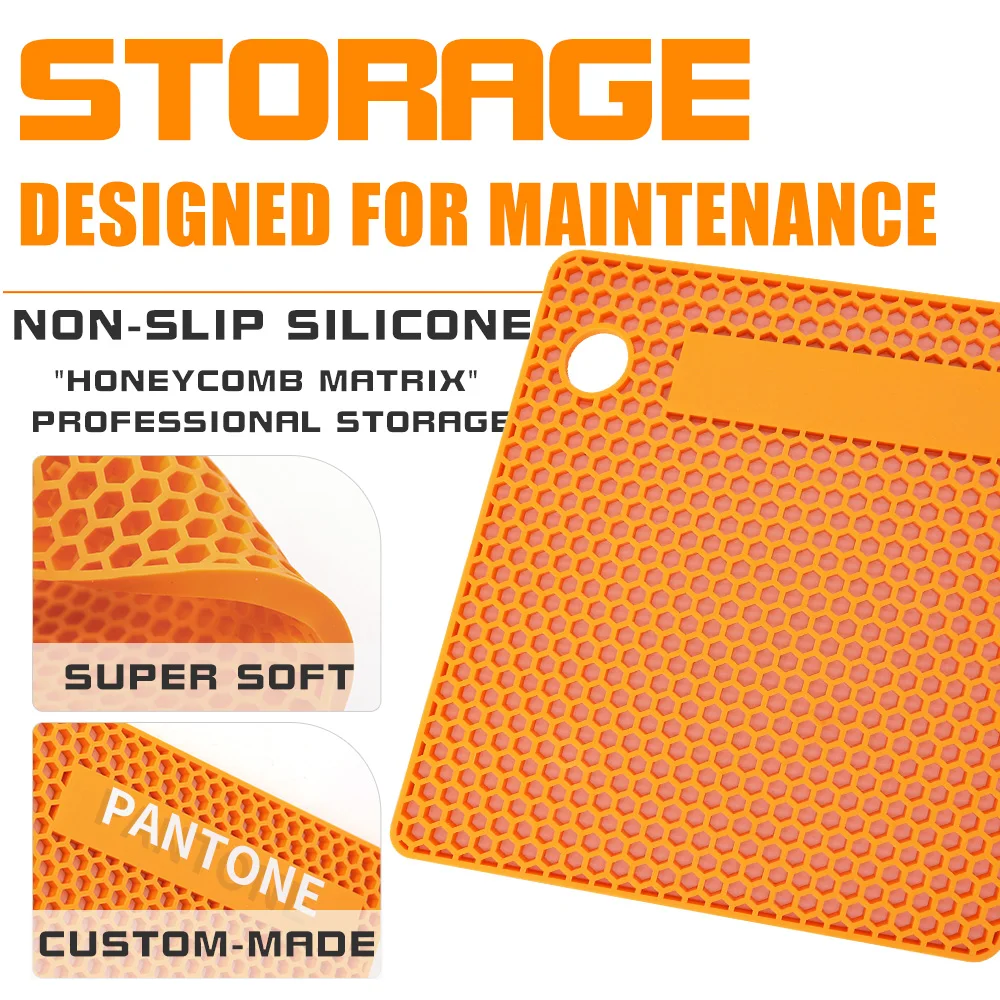 

25*25CM dent repair head storage board M8 threaded chuck finishing repair pen PDR knock replacement head storage