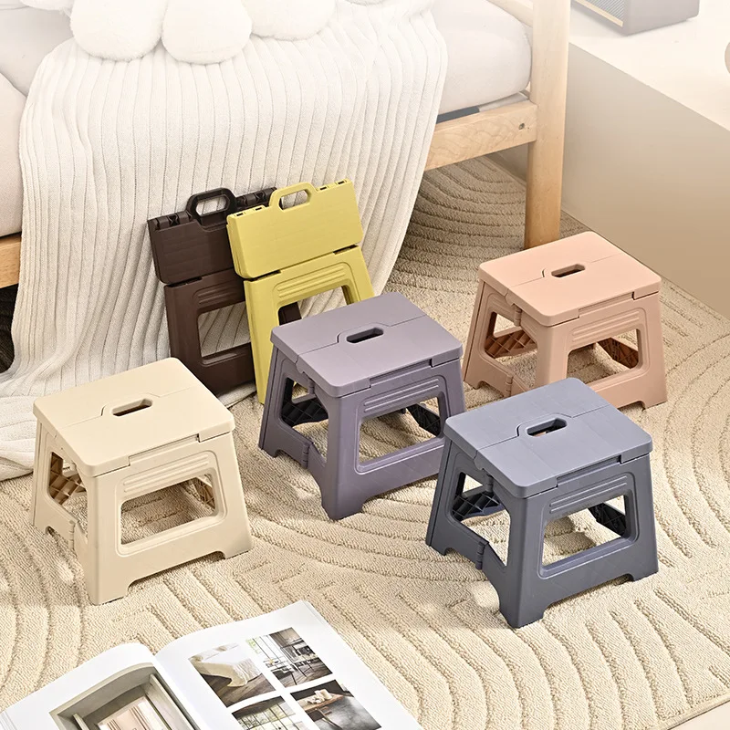 New Portable Adult Plastic Folding Stool, Mazza Stool, Outdoor Folding Chair, Household Shower Simple Children's Stool