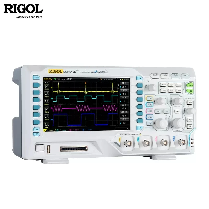 DS1104Z Plus 100 MHz scope with 4 Channels and 16 Channels