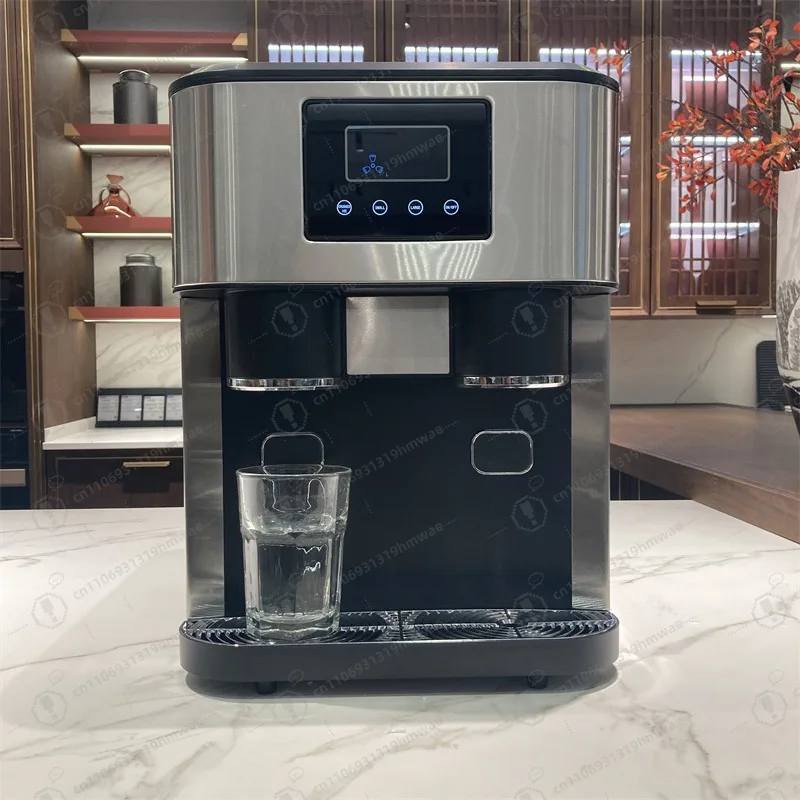 

Household low power 3 in 1 new automatic ice machine with drinking water/ice making crushed ice