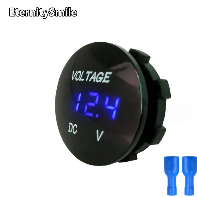 DC 12V-24V Digital Panel Voltmeter Voltage Meter Tester Led Display For Car Auto Motorcycle Boat ATV Truck Refit Accessories