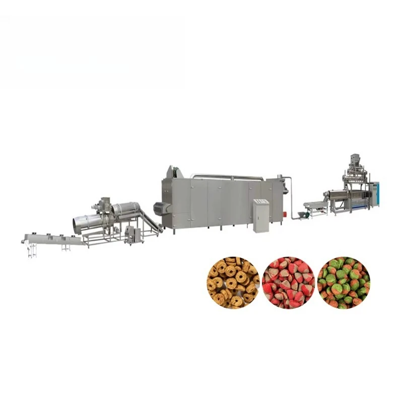 Automatic Pet Dog Food Production Line Extruder Dry Dog Feed Making Processing Machinery