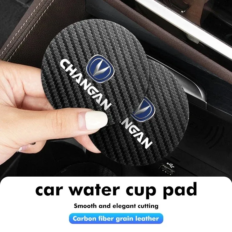 Car Water Cup Pad Cup Slot Protector Drink Coaster For Changan CS75 PLUS CS55 PLUS UNI-S Eado Plus CS35 PLUS Alsvin PLUS UNI-V