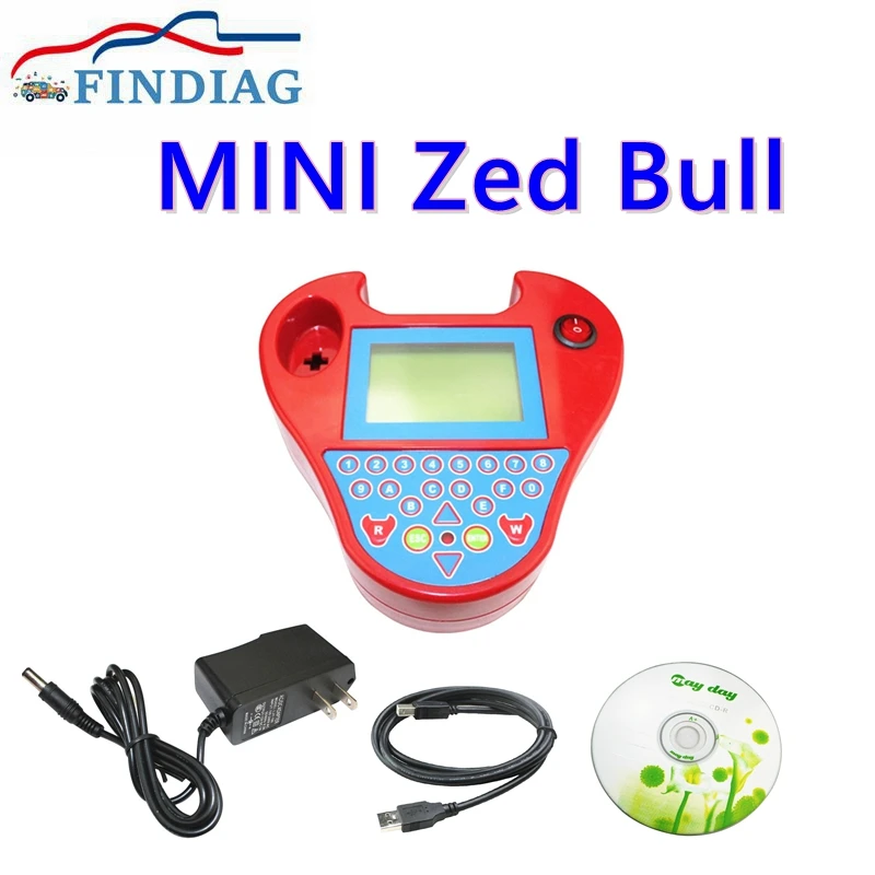 Latest V508 Super Smart Mini Zed Bull Car Transponder Key Programming Mini Zed bull Chip Copy Read Pin Code