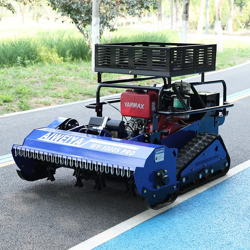 

Customized Snow-Resistant flail Mower for Nordic Backyards EU-Compliant Diesel Mower for Public Gardens 45° Slope Handling