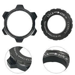 2PCS Center Lock Cover Ring Bike Hub Center Lock To 6 Hole Adapter Center Lock Conversion 6 Bolt 6 Pin Disc Brake Bicycle Parts