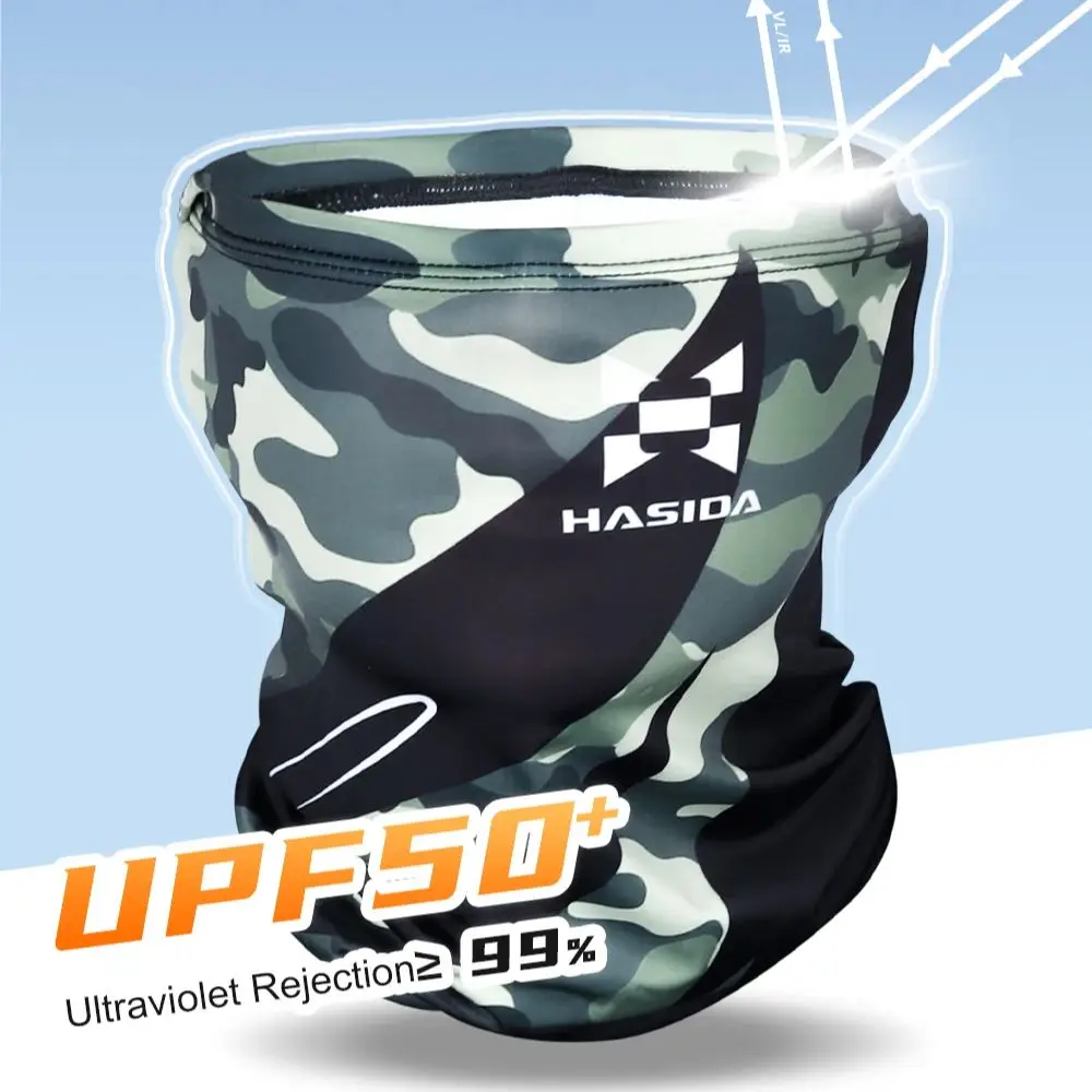 

HISTAR 1PC Camouflage Color Breathable Light&Comfortable Cool Feeling Sunscreen Summer Fishing Face Towel&ICE SLEEVE