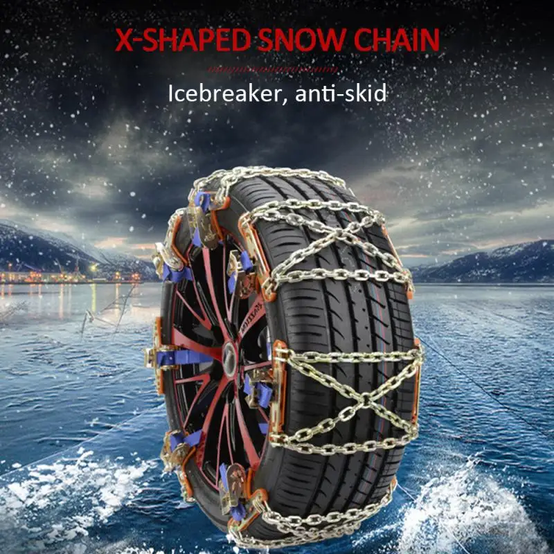 New Snow Chain Urethane Set Wheel Ties Belts Car Tires Chains Winter Anti-slip Chain Anti Skid Plastic Snow Chains