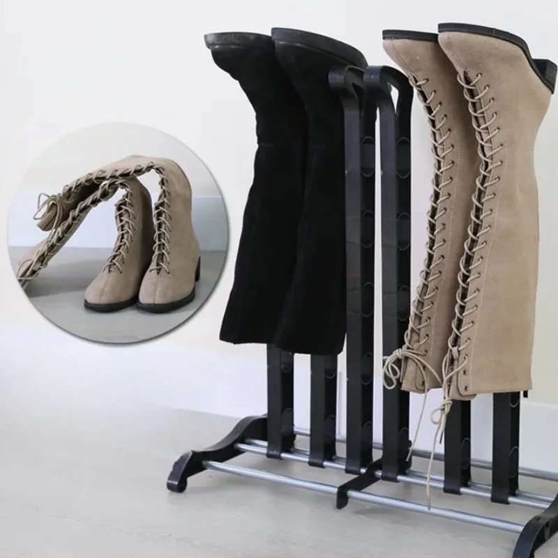 Boot Rack for Snow Boots, Iron Storage Solution for Women, Sturdy Heavy-Duty Organizer for Closet or Entryway Storage