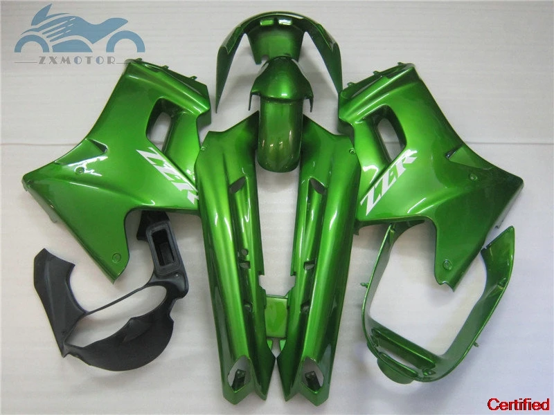 ABS plastic Bodywork fairings Kit Fit for Kawasaki ZZR250 1990-2007 ZZR 250 90-07 motorcycle fairing kits green aftermarkets