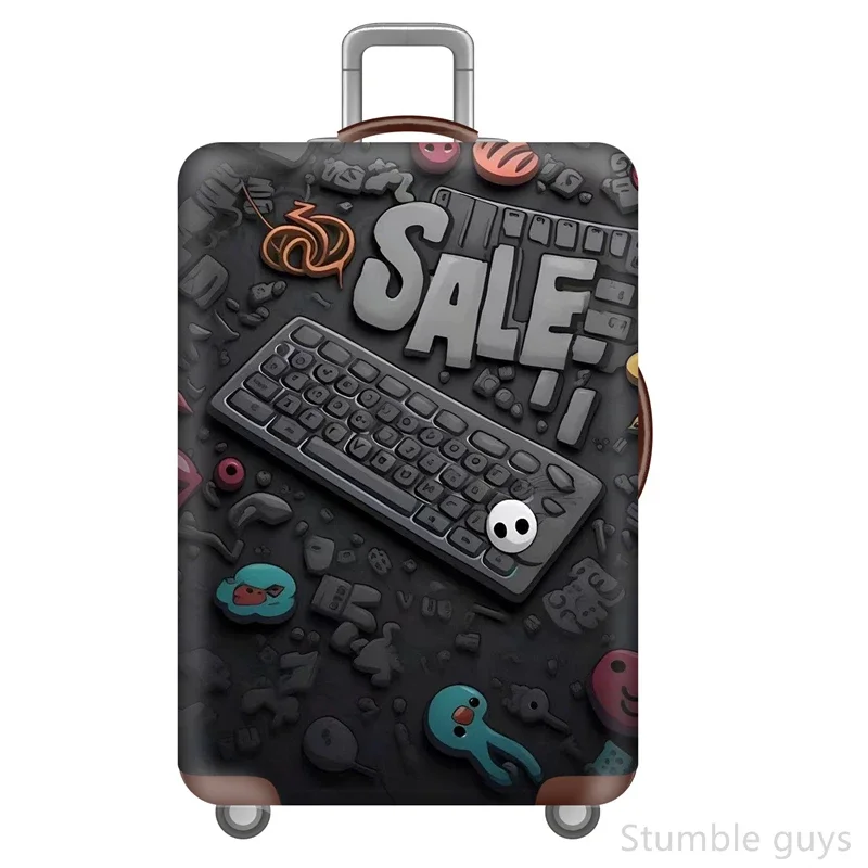 

Heavy Duty Elastic Luggage Sleeve Protective Dustproof Scratch-Resistant Suitcase Cover Useful For Vacation 18-32 Inch