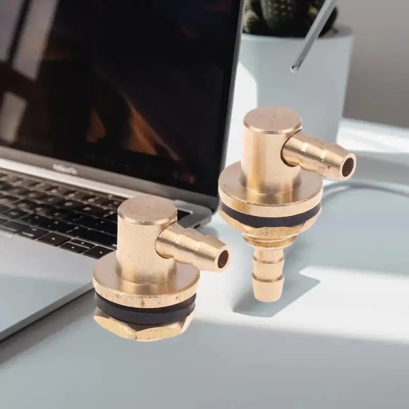 Riempitore ugello olio uscita ingresso capezzolo carburante olio in rame per accessori fai da te serbatoio modello RC