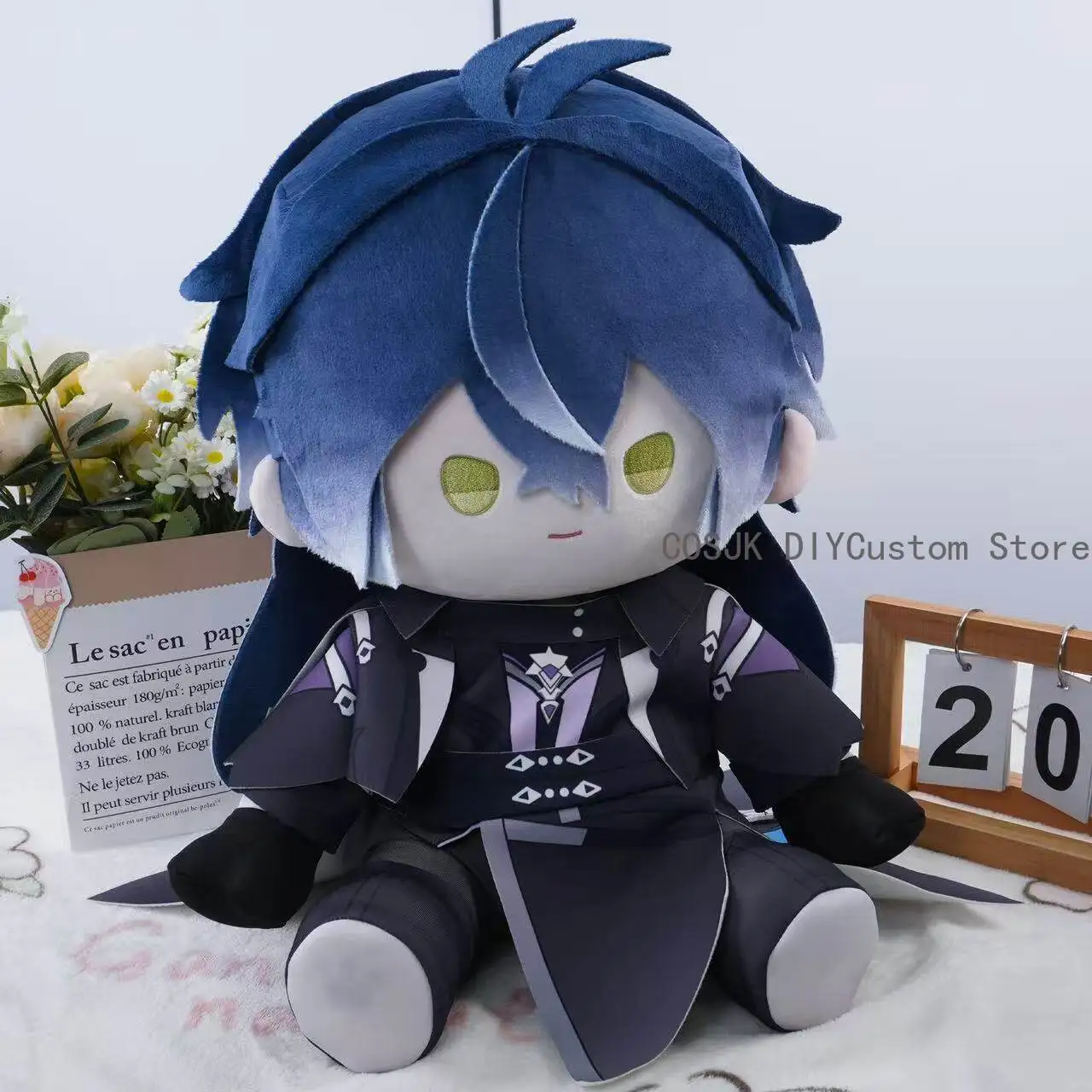 

Durin Columbina Hyposelenia Flins Genshin Impact Soft Sitting Posture Model Maumet Body Change Clothes 40CM Plushie Pillow Gift