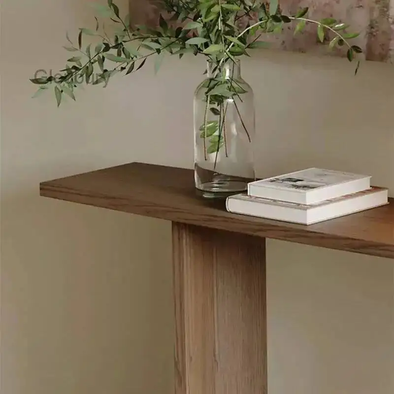 Drawer Console Table Design Luxury Narrow Modern Entryways Table Decorative Furniture Entrance Console Living Room Furniture image 4
