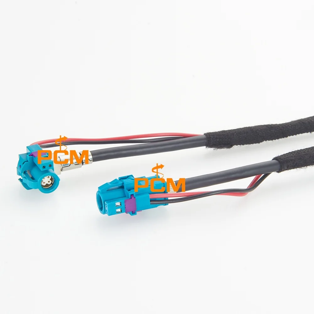 HSD 4+2 Pin Z Code Automotive Data Cable Right Angle Jack to Jack High Speed Link Cable Compatible Rosenberger 99K20K-1D5A5-Z